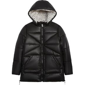 LONDON FOG Girls Heavyweight Hooded Winter Jacket Full Zip
