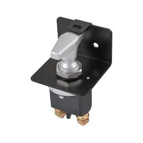 Battery Disconnect Switch with Lockout Plate Compatible with Negative Battery Doctor Replace# 20247, 12V-36V Battery Kill Switch Fixed Handle Isolator for Auto, Car, RV and Boat, Waterproof