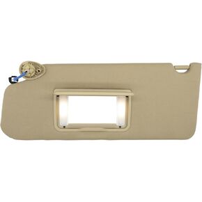 NHILES Driver Left Side Sun Visor Replacement Fits for Honda Pilot 2009-2015 Sunshade 83280-SZA-A01ZA Color Gray