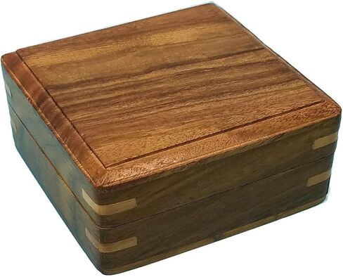 الاستنساخ العسكري الحرب العالمية الثانية Lensatic البوصلة | بوصلة جيب نحاسية عتيقة محفورة مخصصة | حقيبة جلدية اختيارية أو صندوق من الخشب الصلب in Kuwait