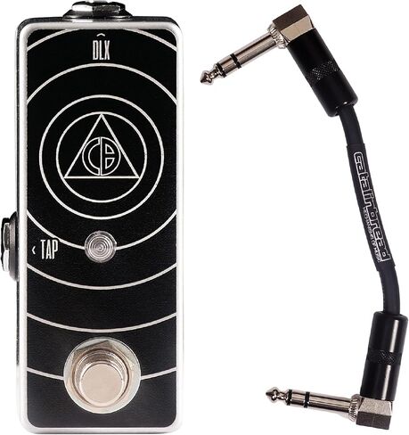Catalinbread CB Dual Tap Tempo Pedal with TRS Cable, Black and Silver (CAT CBTAP) in Kuwait