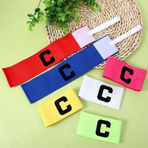 4 Pcs Soccer Captain Armband Adult, Elastic Protective Arm Bands Football Gear, Armband for Adult Team Training in Saudi Arabia