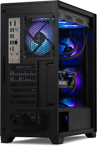 YEYIAN Phoenix PC Gaming AMD Ryzen 7 7800X3D، NVIDIA RTX 4070Ti Super، 32 جيجابايت DDR5 1 تيرابايت SSD، أجهزة كمبيوتر برجية مُصممة مسبقًا، كمبيوتر مكتبي للألعاب يعمل بالذكاء الاصطناعي in Kuwait