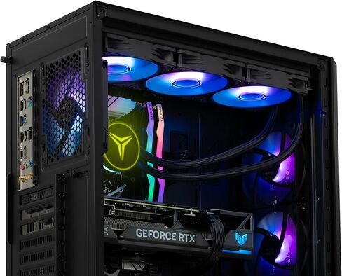 YEYIAN Phoenix PC Gaming AMD Ryzen 7 7800X3D، NVIDIA RTX 4070Ti Super، 32 جيجابايت DDR5 1 تيرابايت SSD، أجهزة كمبيوتر برجية مُصممة مسبقًا، كمبيوتر مكتبي للألعاب يعمل بالذكاء الاصطناعي in Kuwait