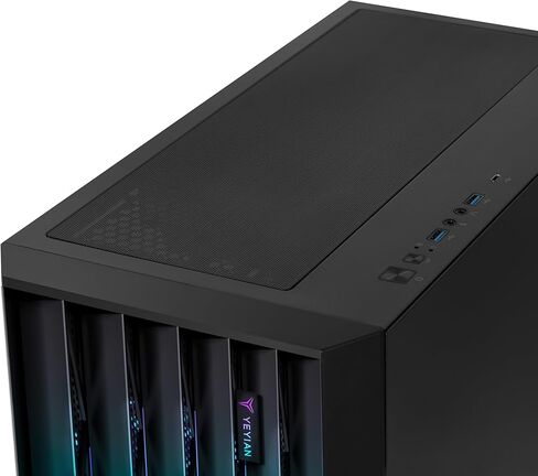 YEYIAN Phoenix PC Gaming AMD Ryzen 7 7800X3D، NVIDIA RTX 4070Ti Super، 32 جيجابايت DDR5 1 تيرابايت SSD، أجهزة كمبيوتر برجية مُصممة مسبقًا، كمبيوتر مكتبي للألعاب يعمل بالذكاء الاصطناعي in Kuwait