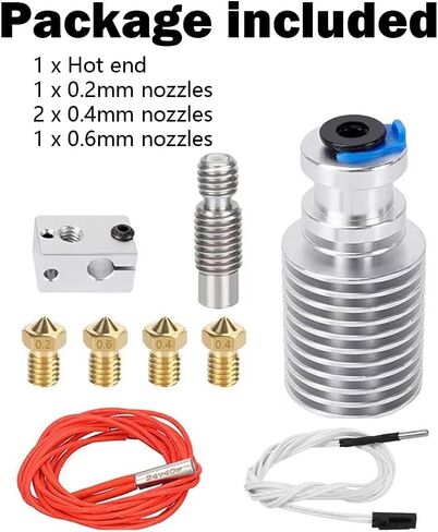 Heater Cartridge Heating Tube 24V 40W Thermistor Temp Sensor NTC 100K 3950 for ELEGOO Neptune 3 Pro/Plus Extruder Hot End Accessories for 3D Printer (4 Pcs) in Saudi Arabia