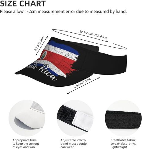 Cute Flag Sun Visor Hats Women Men Sun Protection Cap Hats Adjustable Summer Patriotic Flag Sports Visor Hats in Saudi Arabia
