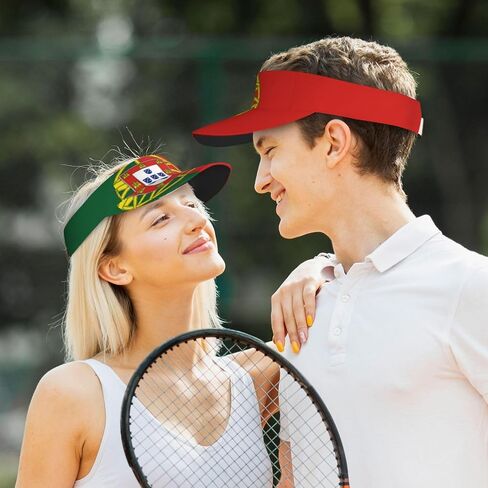 Cute Flag Sun Visor Hats Women Men Sun Protection Cap Hats Adjustable Summer Patriotic Flag Sports Visor Hats in Saudi Arabia