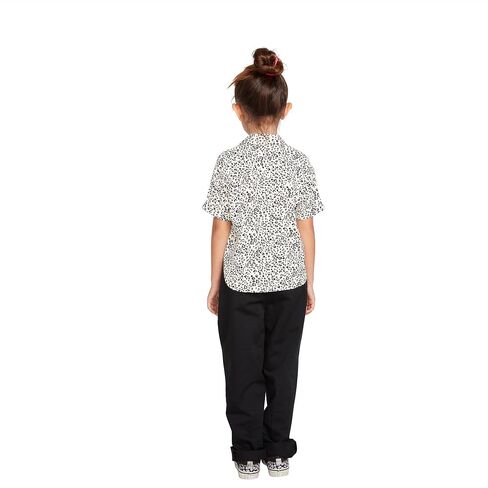 Volcom Girls' Can't Be Tamed Short Sleeve Button Down Shirt in Saudi Arabia