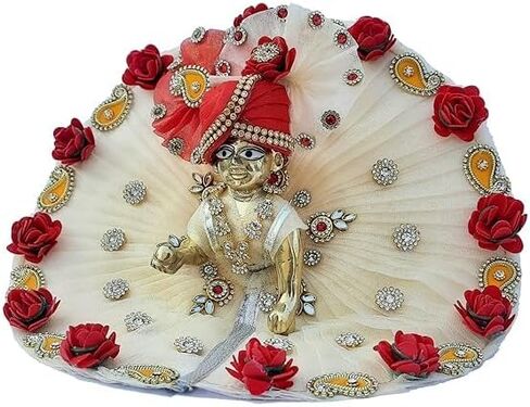 فستان Laddu Gopal/Bal Gopal/Thakur Ji (مقاس 8) فستان Janamashtami الخاص، عبوة من قطعة واحدة، LNMS18032024032 in Saudi Arabia