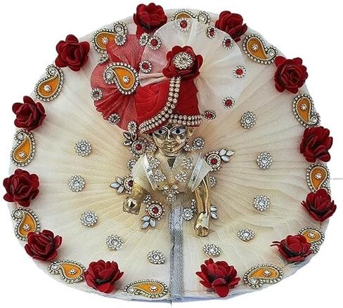 فستان Laddu Gopal/Bal Gopal/Thakur Ji (مقاس 8) فستان Janamashtami الخاص، عبوة من قطعة واحدة، LNMS18032024032 in Saudi Arabia