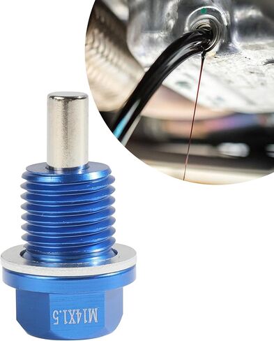 Oil Drain Plug,M14x1.5 Oil Plug,Magnetic Oil Drain Plug,Oil Pan Drain Plug,Car Accessories Engine Oil Drain Plug,Automotive Replacement Engine Oil Drain Plugs,Suitable for Most Cars (Purple) in Saudi Arabia