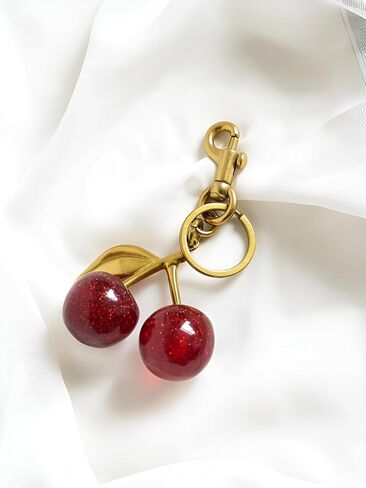 Cherry handbag charms, cherry keychain accessories, wallet charms Luggage charms. in Saudi Arabia