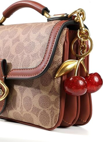 Cherry handbag charms, cherry keychain accessories, wallet charms Luggage charms. in Saudi Arabia