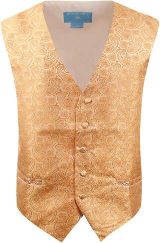 Epoint Men's Fashion Series Pattern Microfiber Dress Tuxedo Vest Neck Tie Set Mens in Saudi Arabia