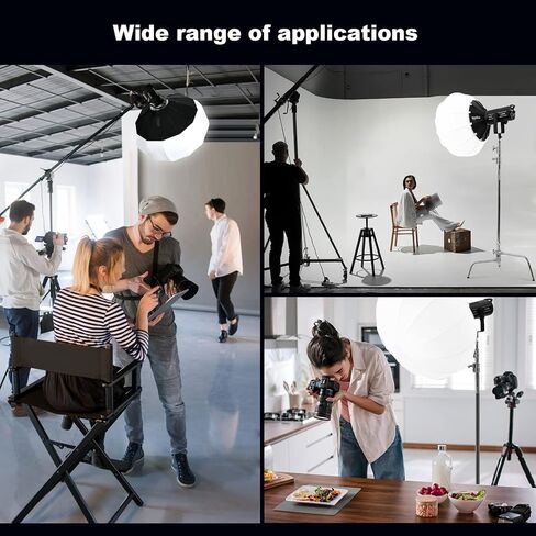 Soonpho Softbox Lighting Kit, Octagon Softbox Photography Lighting Kit with Softbox 22Inch/55cm (2 Pack), 85W 3000-6000K Remote Control LED Lighting Bulds, Studio Lights for Video Recording in Saudi Arabia