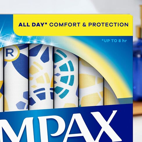 Tampax Pearl Tampons Super Absorbency,With Leakguard Braid, Unscented, 50 Count x 2 Packs (100 Count total) in Saudi Arabia