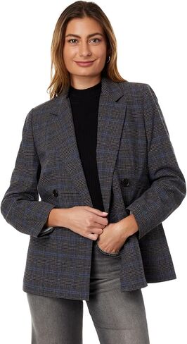 Madewell Violet Blazer - Comatex Arma Kyle Mini Glen Plaid 00 in Saudi Arabia