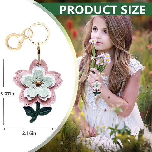 Leather Keychain Case Holder Compatible with AirTag,Anti-Scratch Air Tag Cover with Keychain Ring in Kuwait