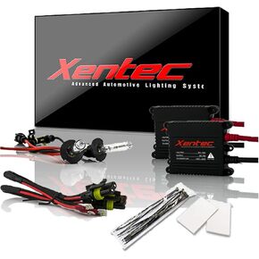 Xentec H3 6000K HID xenon bulb x 1 pair bundle with 2 x 35W Digital Slim Ballast (Ultra White)
