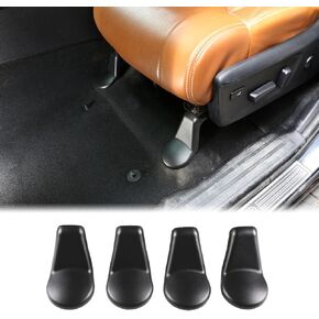 Aunginsy Car Seat Bracket Fixing Bolts Cover Compatible with Toyota Tundra 2014-2020 4Pcs Car Anti-dust Seat Bracket Cover Seat Base Bracket Screw Cap Trim Protective Cover ABS Interior Accessories