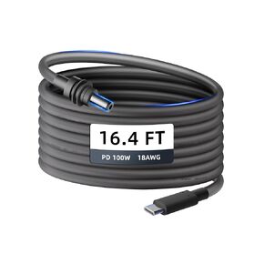Starlink Mini Cable 9.8 FT, Starlink Mini USB C to DC Power Cable, Barrel Jack to USB Cable for Starlink Mini Accessories, USB Type C to Dc Charging Cord Work with 100W PD Charger and PD Power Bank