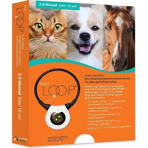 Assisi Loop 2.0 الحجم اليدوي: 10 سم علاج خالٍ من الأدوية يعالج الألم والالتهابات الحالات الحادة أو المزمنة 150 علاجًا، عدد 1 (عبوة من 1)