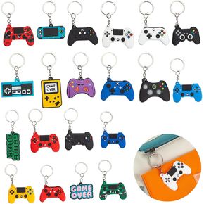 16pcs Cowboy Keychain Keyring, Silicone Keyring Key Chain, Key Accessories for Kid Boy Girl Party Favors Gift