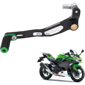 JFG Racing Motorcycle Folding Gear Shifter Shift Lever Pedal CNC for NINJA400 Ninja 400 2018-2023 Z400 2019-2023 Green