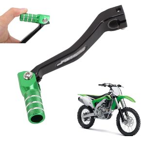 JFG Racing Motorcycle Folding Gear Shifter Shift Lever Pedal CNC for KX450F KXF450 KX 450F 2009-2018 Dirt Bike Green