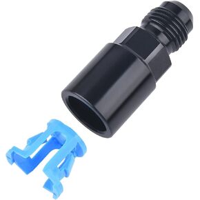 EVIL ENERGY 6AN Male to 3/8" SAE Quick-Disconnect Female Push-On EFI Fuel Rail Fitting
