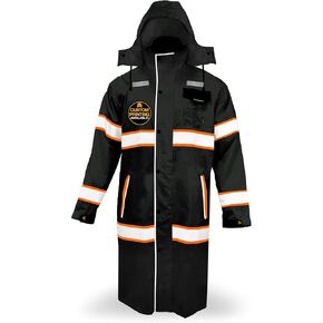 KwikSafety - Charlotte, NC - TORRENT High Vis Rain Jacket & Trench Coat ANSI OSHA Compliant