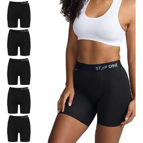 STEP ONE Womens Boxers Underwear Womens Underwear, Moisture Wicking Underwear Women, Chafe-Reducing Women Underwear