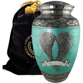 Angel Cremation Urn for Ashes Adult Male & Female Personalized Cremation Urns for Human Ashes Adult Female Decorative Urns for Ashes - Beautifully Handcrafted Extra Large Urn for Ashes for Women & Men