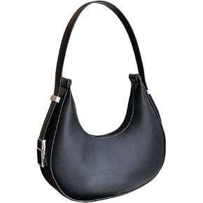 Women's Classic Shoulder Handbag Zip Top Adjustable Strap Clutch Purse Bag Retro Shoulder Tote Handbag