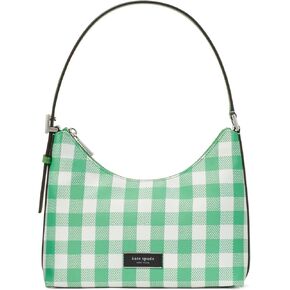 حقيبة كتف صغيرة من القماش المطبوع من Kate Spade New York Sam Icon Gingham، متعددة الألوان in Saudi Arabia