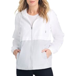 INTL d.e.t.a.i.l.s Details Womens Windbreaker Jacket - Water Resistant Rain Jacket, Womens Rain Jacket with Hood