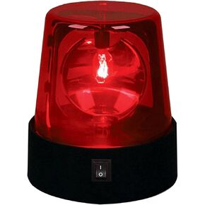 3inch Police Car Beacon Siren Strobe Light, Rotating Blue LED Police Light, 360 Degree Disco Party Rotating Lamp ​for Club Party,Firefighters and Police Car(Red)