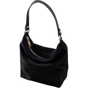 Women's Suede Top Handle Crossbody Bag Leopard Print Purse Animal Small Handbag