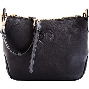 Mady Black Personal Protection Handbag, Stylish and Safe Personal Protection Purse for Women Crossbody with a Holster Compartment