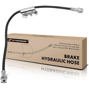 A-Premium Front Passenger Brake Hydraulic Hose Compatible with Select Chevy and Pontiac Models - K1500/K2500 Suburban 1996-1999, K2500/K3500 1996-2000, Tahoe 1996-1999