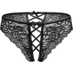 Avidlove Panties for Women Sexy Cheeky Underwear Criss Cross Lace Hipster Panty