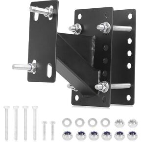 Trailer Spare Tire Mount, Spare Tire Carrier for Boat and Utility Trailers, Fits 4, 5 & 6 Lug Wheels on 4", 4.25", 4.5", 4.75", 5", 5.5" Bolt Patterns, Heavy Duty, Holds up to 150 Lbs.