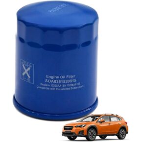 SOA6351520815 Oil Filter Replacement for Subaru Outback, Legacy, Impreza, Forester, XV Crosstrek, Ascent. Replace 15208AA160, 15208AA15A 1 PCS