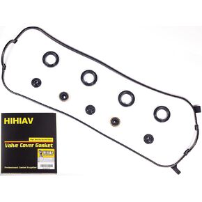 VS50493R Engine Head Valve Cover Gasket Set With Spark Plug Tube Seals and Grommets Fit ACURA CL 1997-1999；HONDA ACCORD 1994-2002；HONDA ODYSSEY 1998；ISUZU OASIS 1998-1999 2.2L 2.3L.