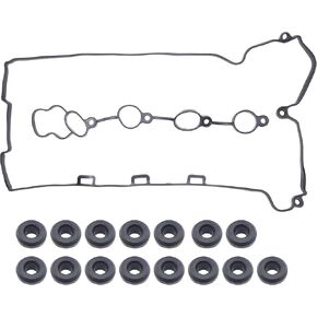 HiSport Engine Valve Cover Gasket VS50769R 12598014 Compatible with Chevy Cobalt HHR Malibu 2006-2012Pontiac G5 G6 Pursuit Solstice 2006-2010 Saturn Aura Ion Sky Vue 2006-2010 Replace
