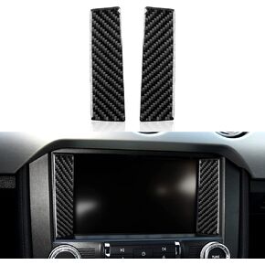 Car Central Control Navigation Panel Sticker for Ford Mustang 2015 2016 2017 2018 2019 2020 2021 2022 2023 Carbon Fiber Accessories