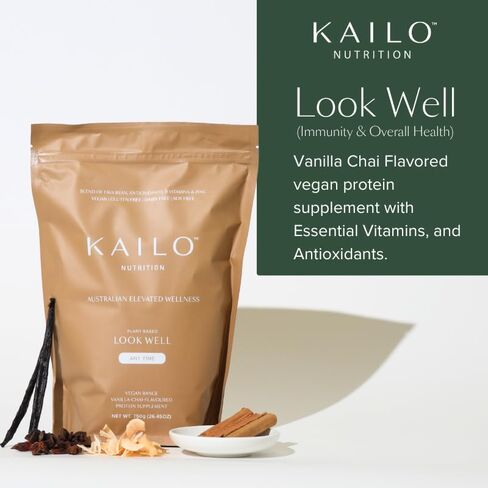 KAILO Nutrition - Feel Well Collagen - Peppermint Flavored with Magnesium Glycinate, L-Glutamine, Protein, and Probiotics, and Aloe Vera to Soothe and Promote Gut Health - 26 oz. in Saudi Arabia