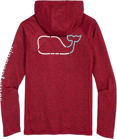 تيشيرت بقلنسوة للأولاد من Vineyard Vines أثناء التنقل بتصميم الحوت وأكمام طويلة in Kuwait