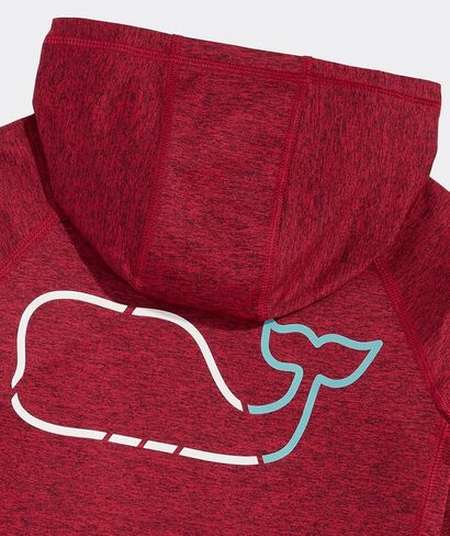 تيشيرت بقلنسوة للأولاد من Vineyard Vines أثناء التنقل بتصميم الحوت وأكمام طويلة in Kuwait